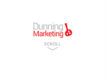 Tablet Screenshot of dunningmarketing.com